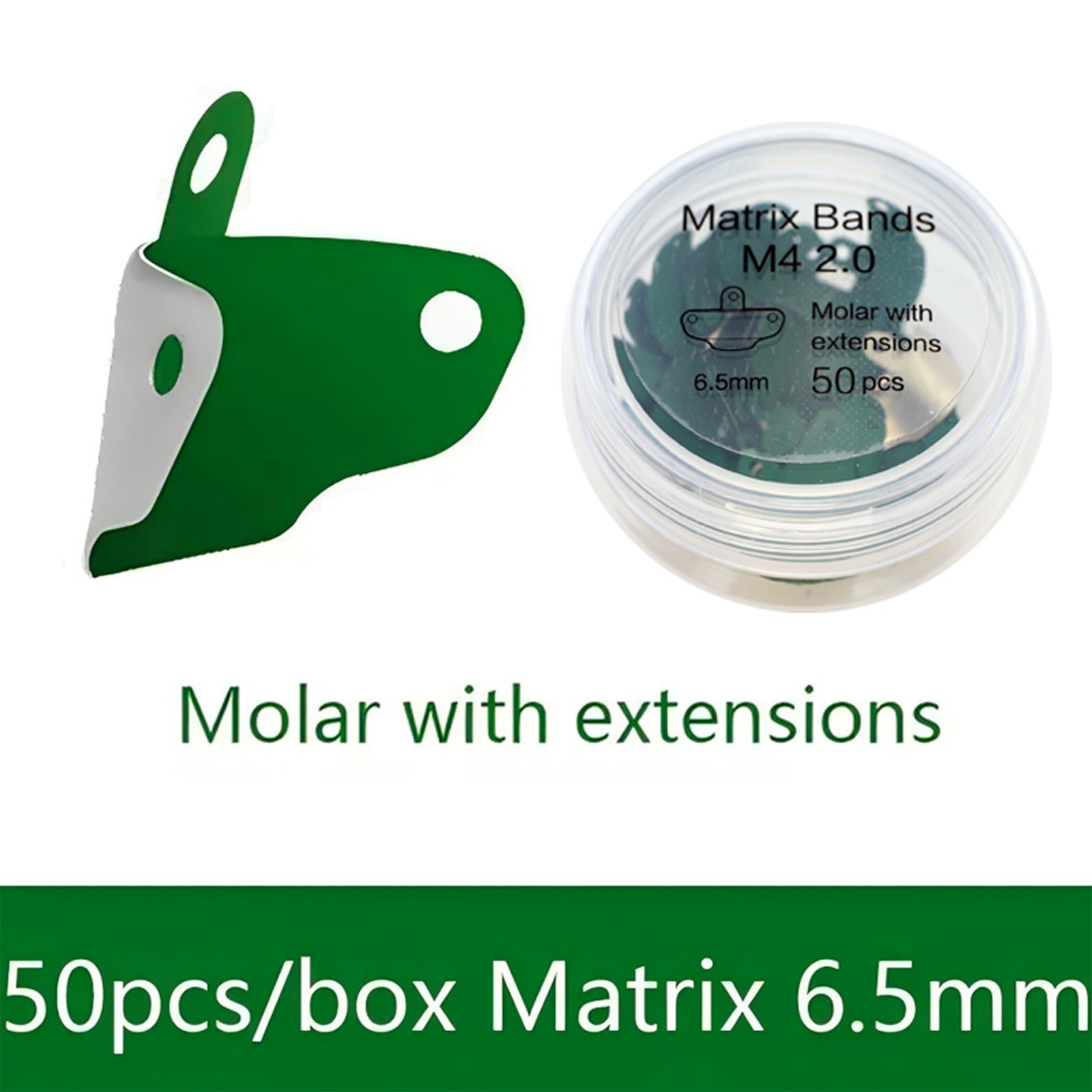 Dental Non-stick Matrix Bands Palodent 3D Fusion Firm Sectional Matrices M4 2.0