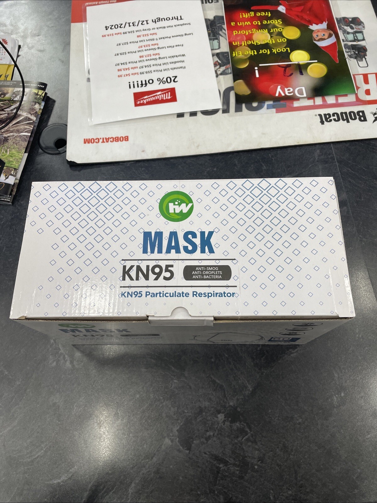 60 PCS KN95 Protective Face Mask Disposable Particulate Respirator Non-Medical