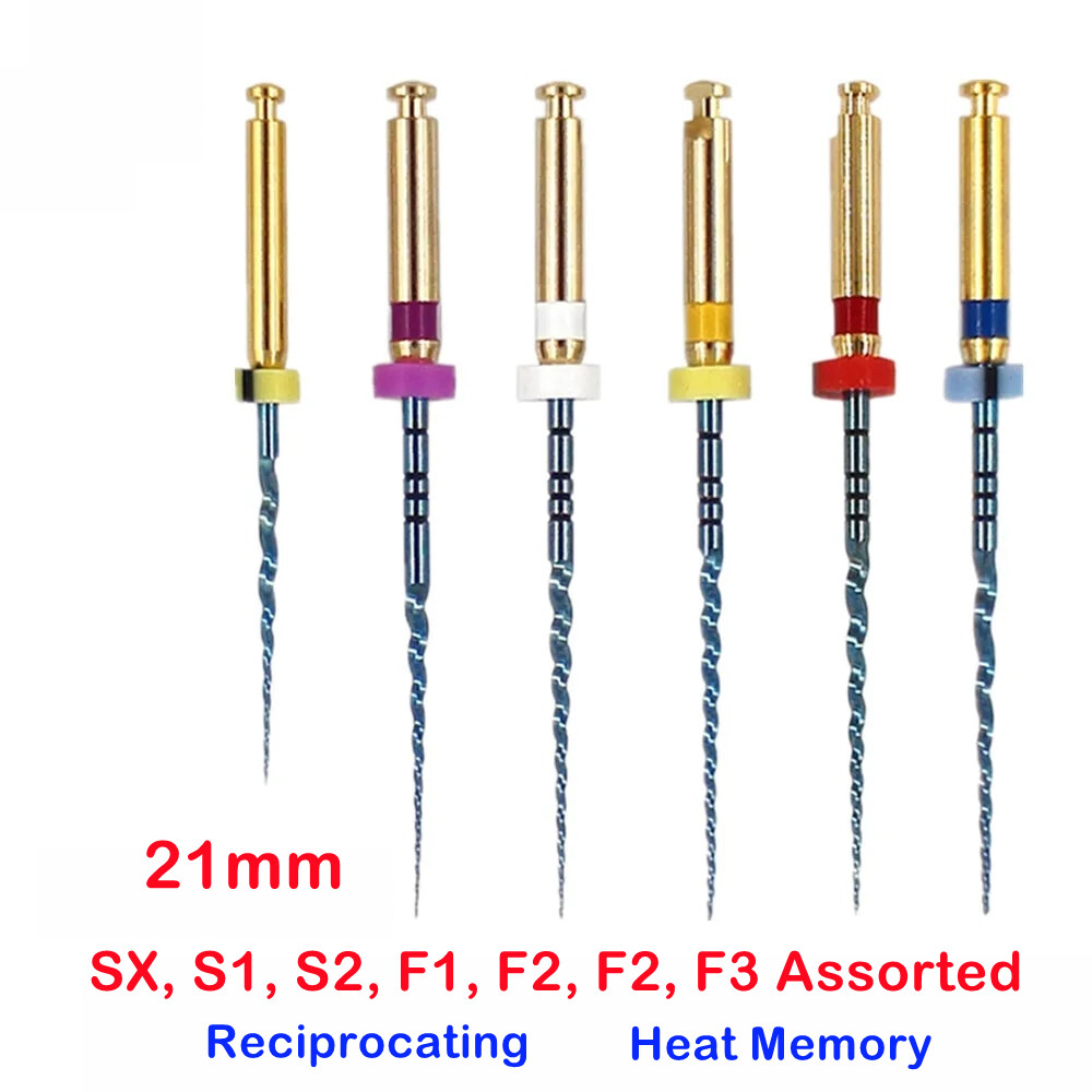 Dental Endo Rotary Files NITI Root Canal Heat Actived Files Taper SX-F3 21/25MM
