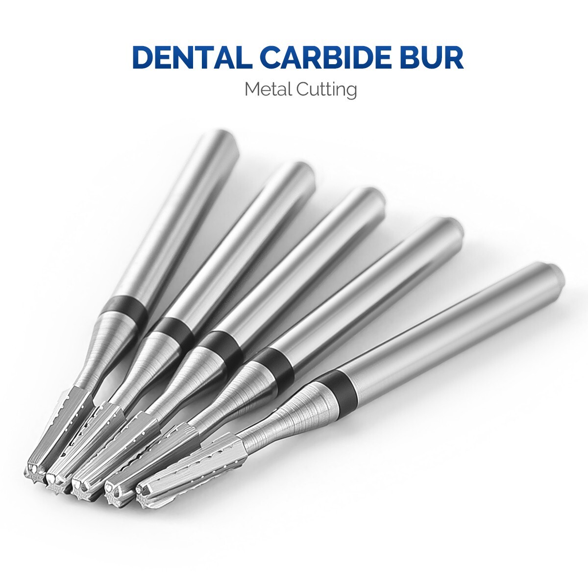 USA Dental Tungsten Carbide Burs FG 1.6mm Metal Cutting for High Speed Handpiece
