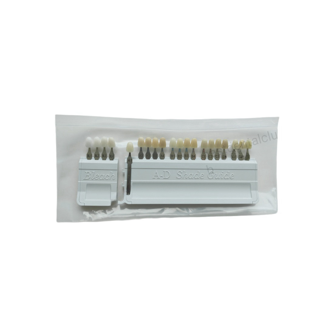 Dental Bleached Shade Guide Bleach Chart Teeth Whitening Based Vita 20 Colors