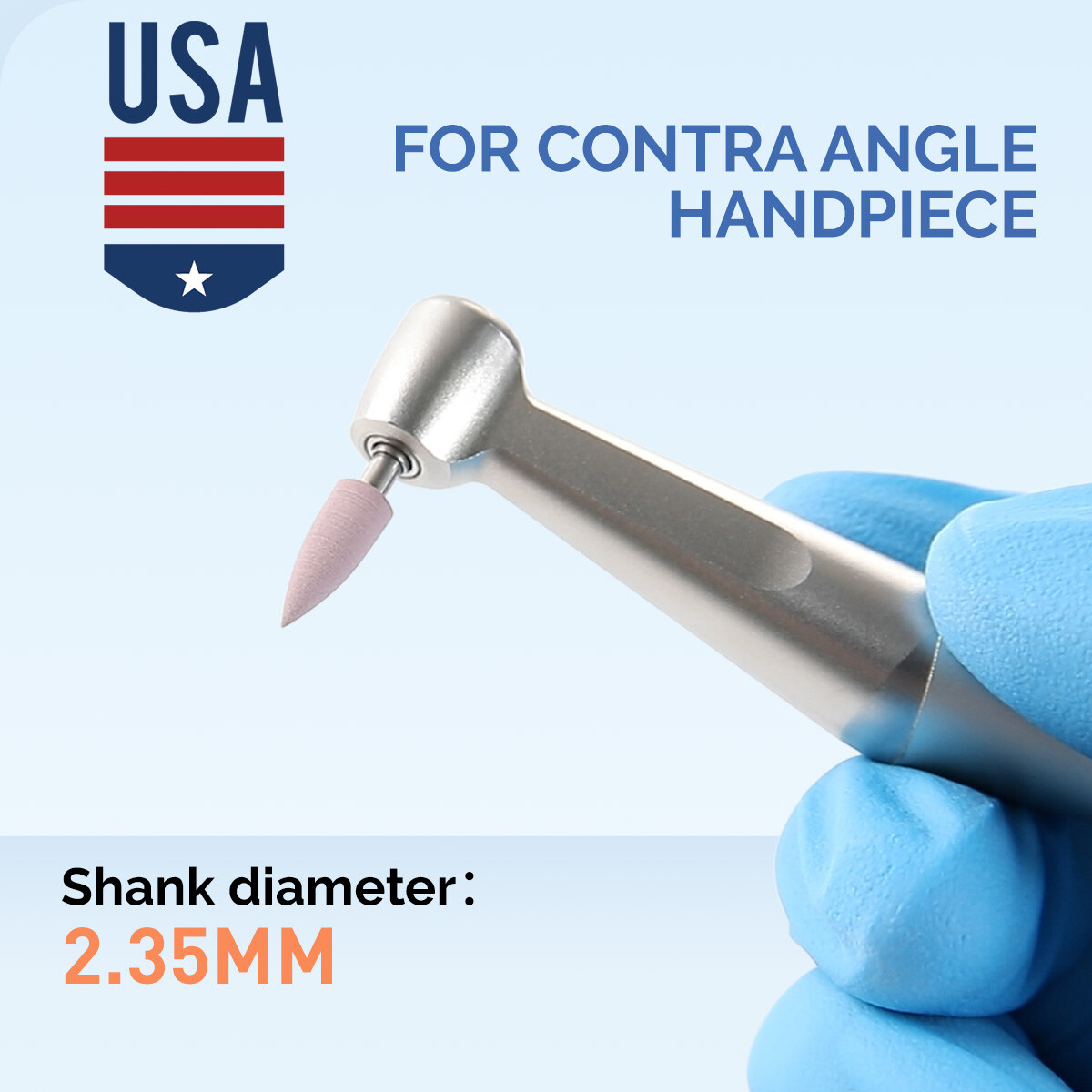 Dental Composite Polishing Kit Rubber Polisher Resin Base For Handpiece AZDENT