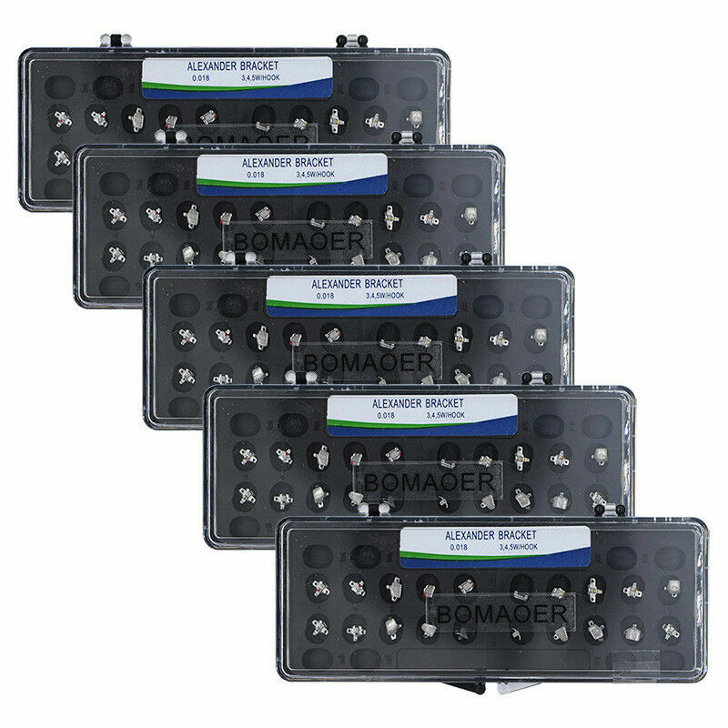 Dental 20 Pcs/pack Orthodontic Alexander Brackets Roth 018 with 345 Hooks