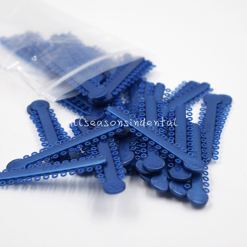 1008Pcs Dental Orthodontics Elastic Ligature Ties Transparent 45 Colors Option