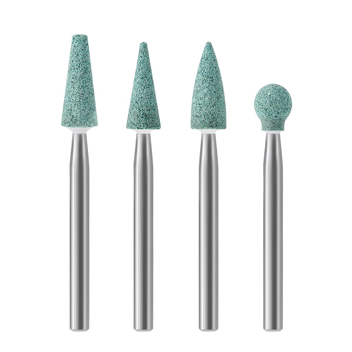 Dental Polishing Burs Porcelain Resin FG Burs Coarse / Fine White/Green Stone