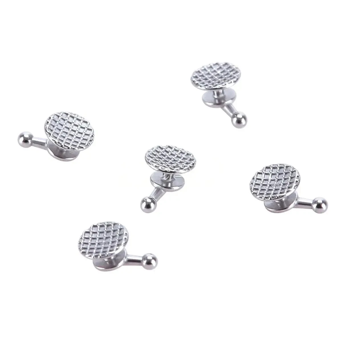 Dental Orthodontic Bondable Lingual Buttons with Hook Round Base 10 Pcs/Bag