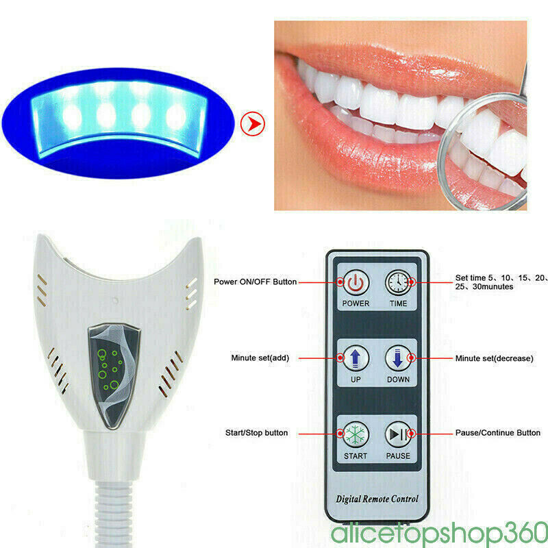 Dental Mobile LED Teeth Whitening Light Cold Light Lamp Tooth Bleaching Machine