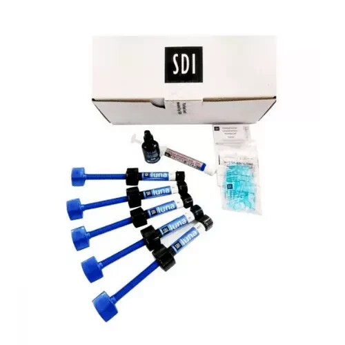 Dental SDI LUNA Nano Hybrid & Micro Filler 5 Composite+Stae Bond+Etch 2ml Kit