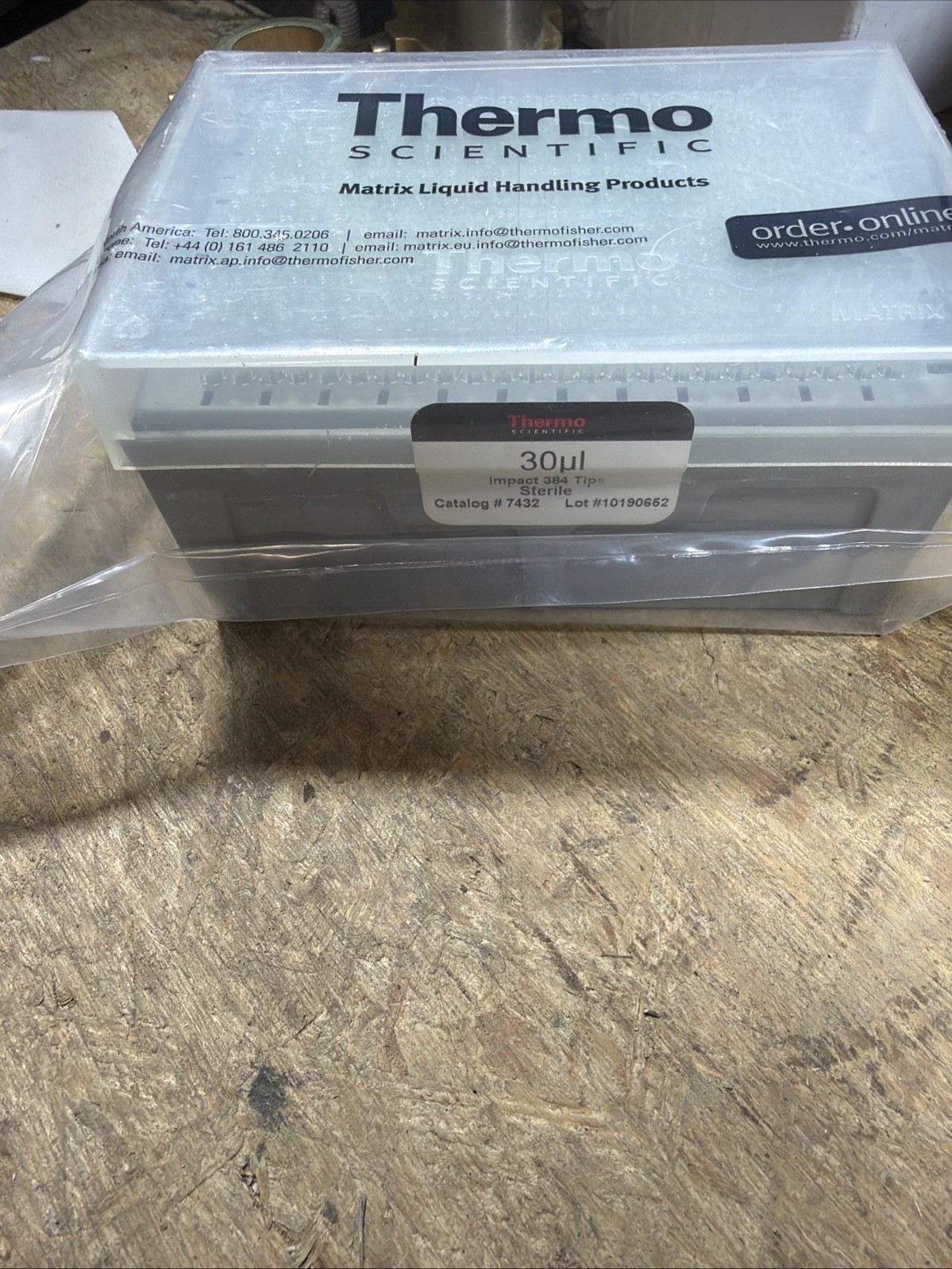 Thermo Scientific 30µL INTEGRITY FILTER TIPS Rack of 384 STERILE