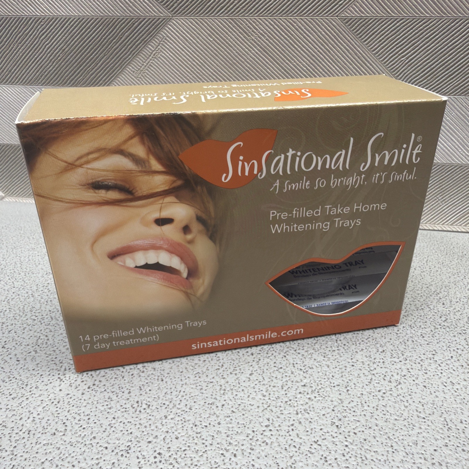 Sinsational Smile Pre-Filled Teeth Whitening Trays, 0.04 Fl Oz (Pack of 14)