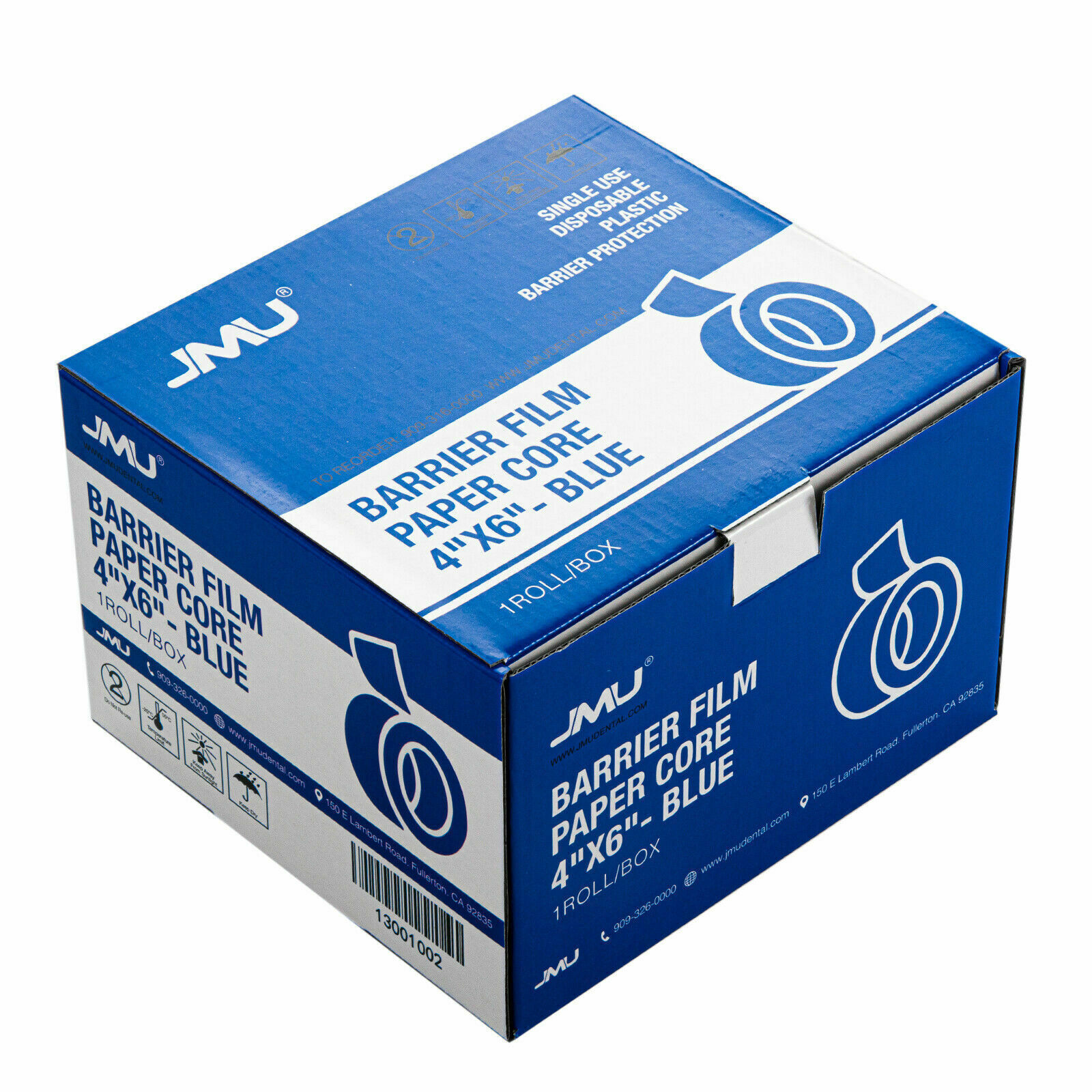 Lot Blue Barrier Film Tape For Dental Tattoo Medical Adhesive Roll 4 ” x 6 “