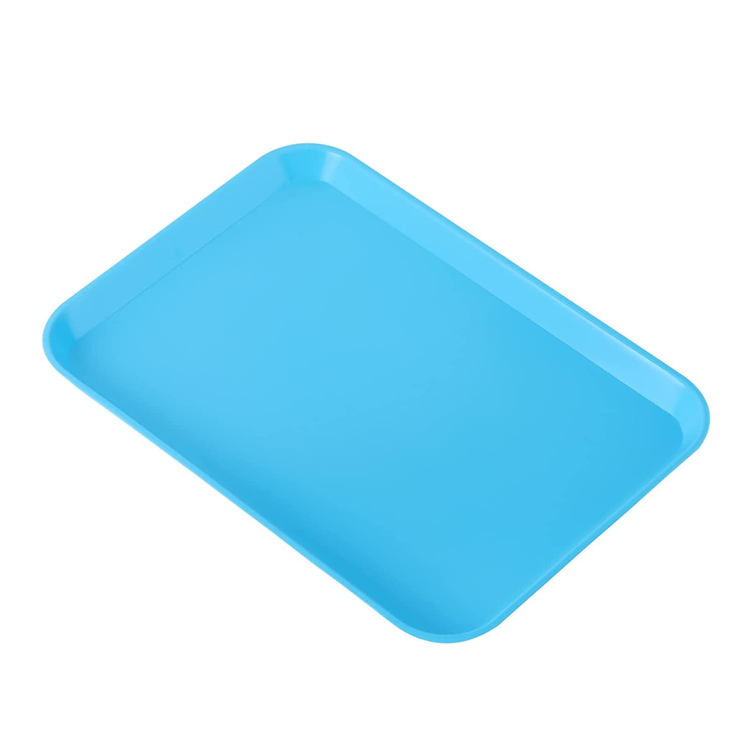 20PCS Dental Flat Trays Autoclavable Plastic Tray Size B 13.25X9.75″ (10 Colors)