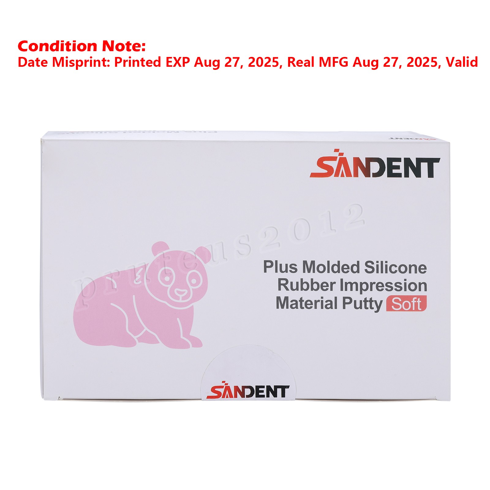 10 Sets Dental Putty PVS VPS Impression Material Base Normal Set 2 x 400g