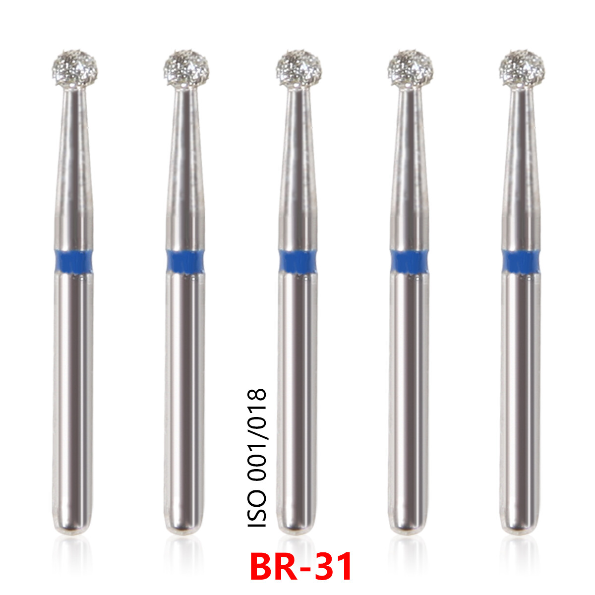 97Types Dental Diamond Burs FG 1.6mm for High Speed Handpiece 5Pcs/pack Drill ns