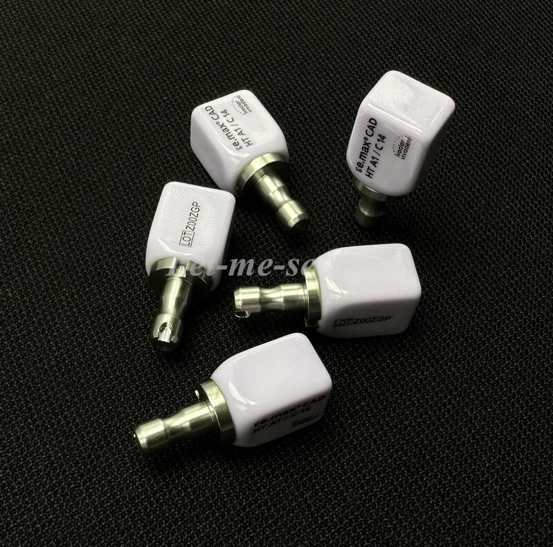 C14 Emax Dental HT/LT A1 A3 Glass Ceramic Lithium Dislicate CAD/CAM Cerec Blocks