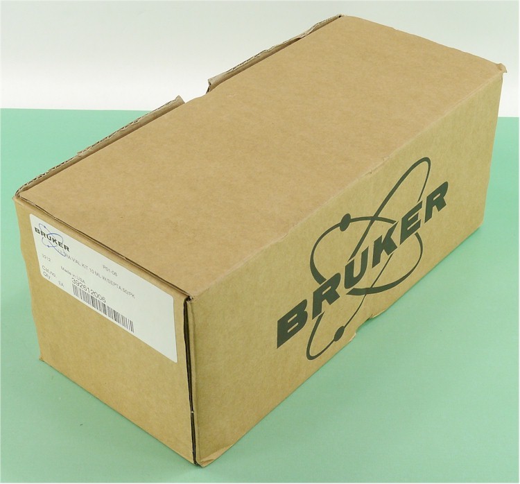 NEW Agilent/Bruker 392612006/8010-0422 Snap top solvent vial kit, 10 ml, 50/pk
