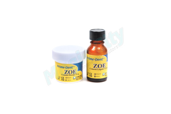Prime-Dent Dental Zinc Oxide Eugenol ZOE Reinforced Cement #010-080