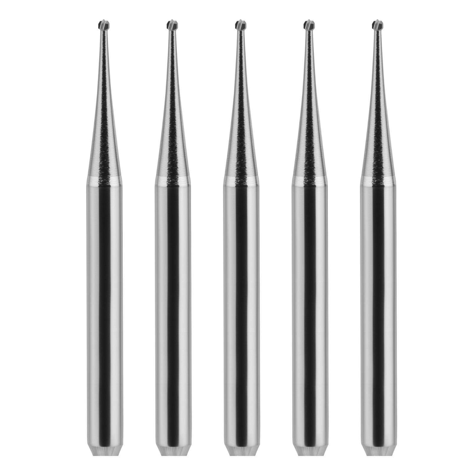 Wave Dental Operative Carbide Burs Round Friction Grip FG 1/4 -8 High Speed 19mm