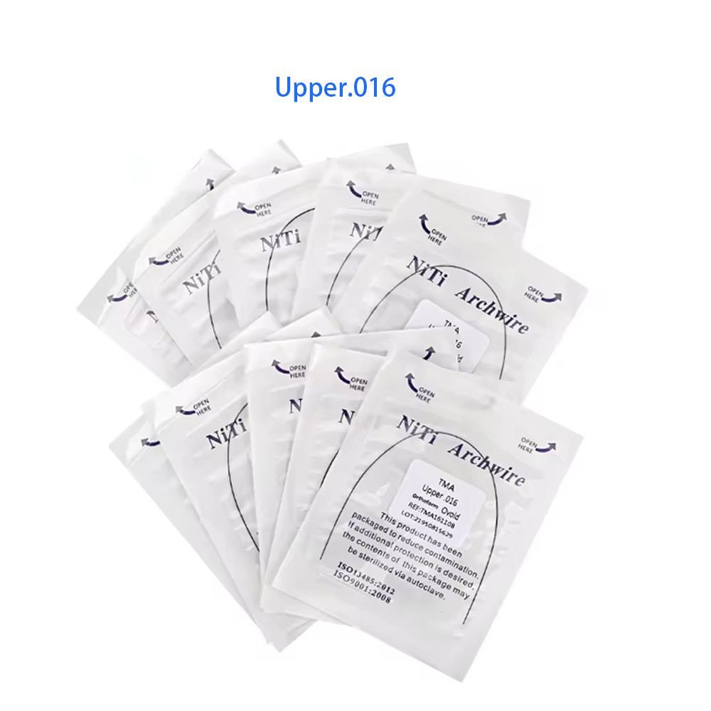 Dental Orthodontic TMA Beta Ti-Mo Alloy Round Arch Wires Ovoid