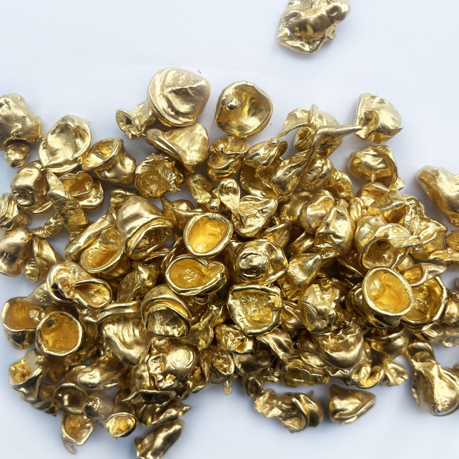 500G Dental Lab Non Precious Gold Metal Alloy For Casting Full Cast Crown