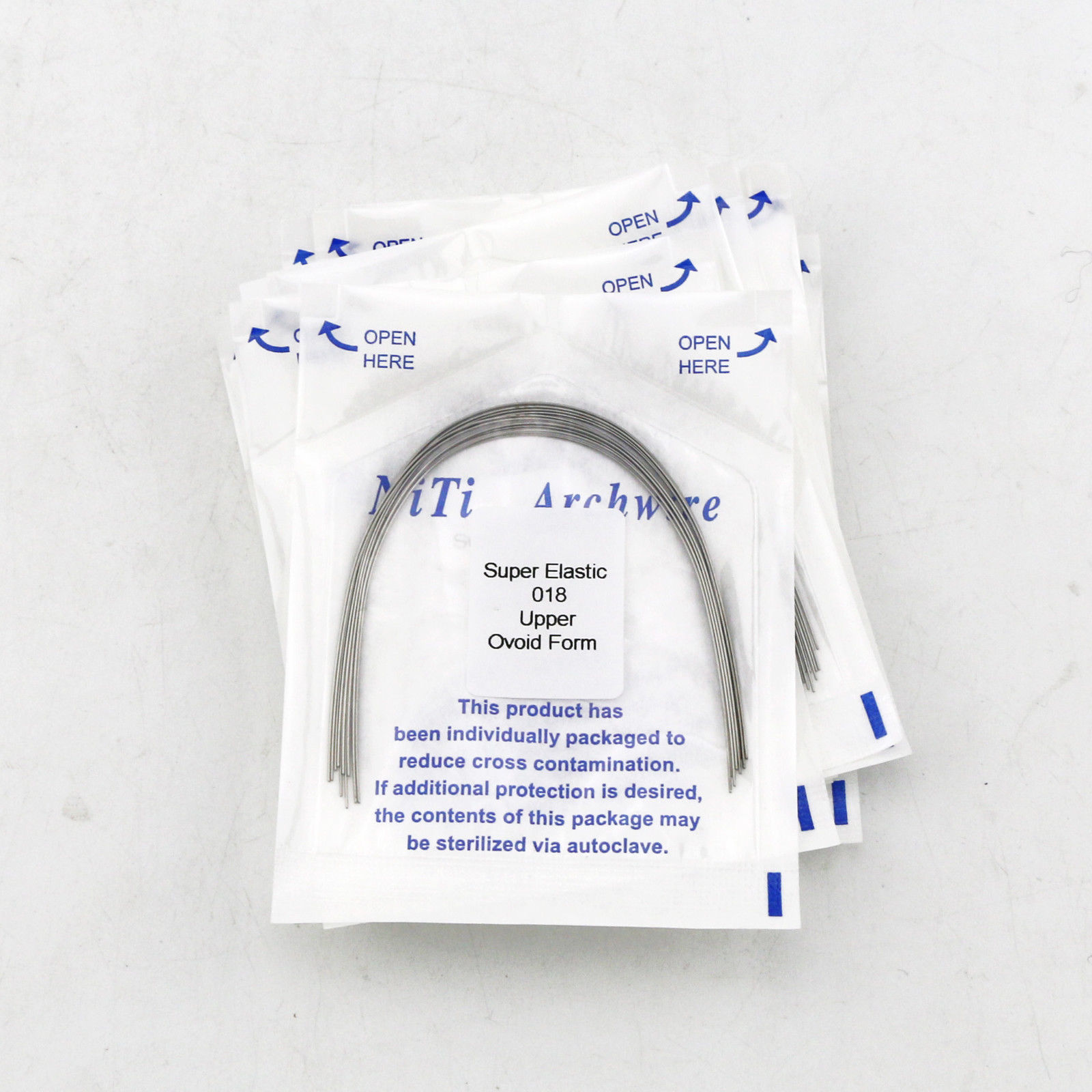 5 Pack Dental Orthodontic Niti Arch Wire Round Super Elastic Upper Lower 012-020