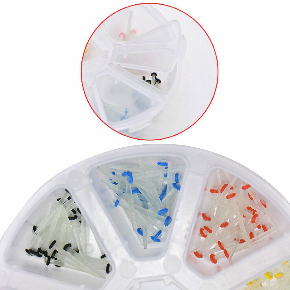 200 Pcs Dental Fiber Post Glass Quartz Teeth Restorative 1.2 1.4 1.6 1.8mm Posts