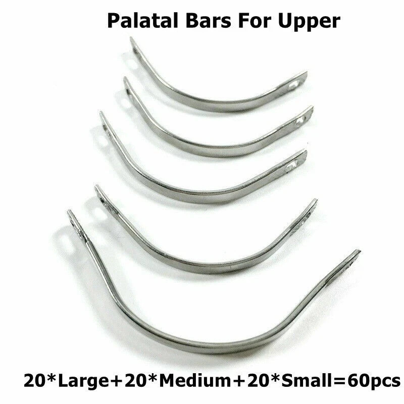 20 Pcs/Pack Dental Upper Lower Palatal/Lingual Bar Repair Large/Medium/Small