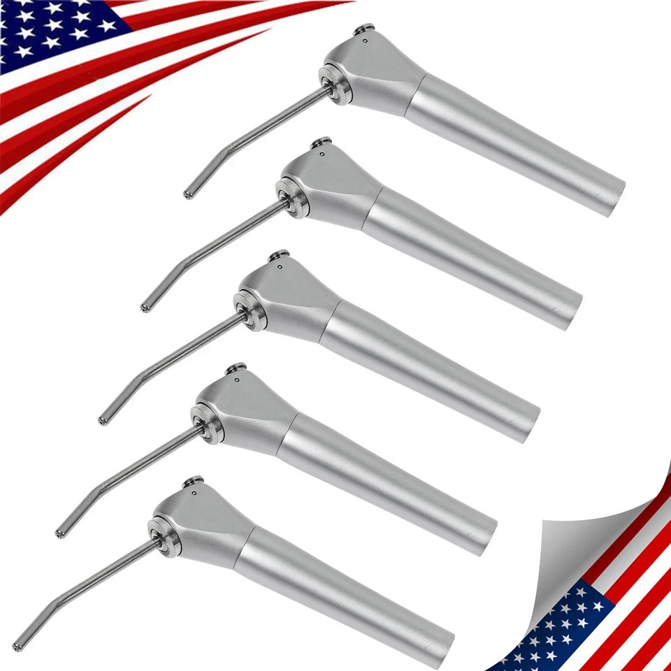 1 Set Dental Air Water Spray Triple 3-way Syringe Button Handpiece+2 Nozzle Tips