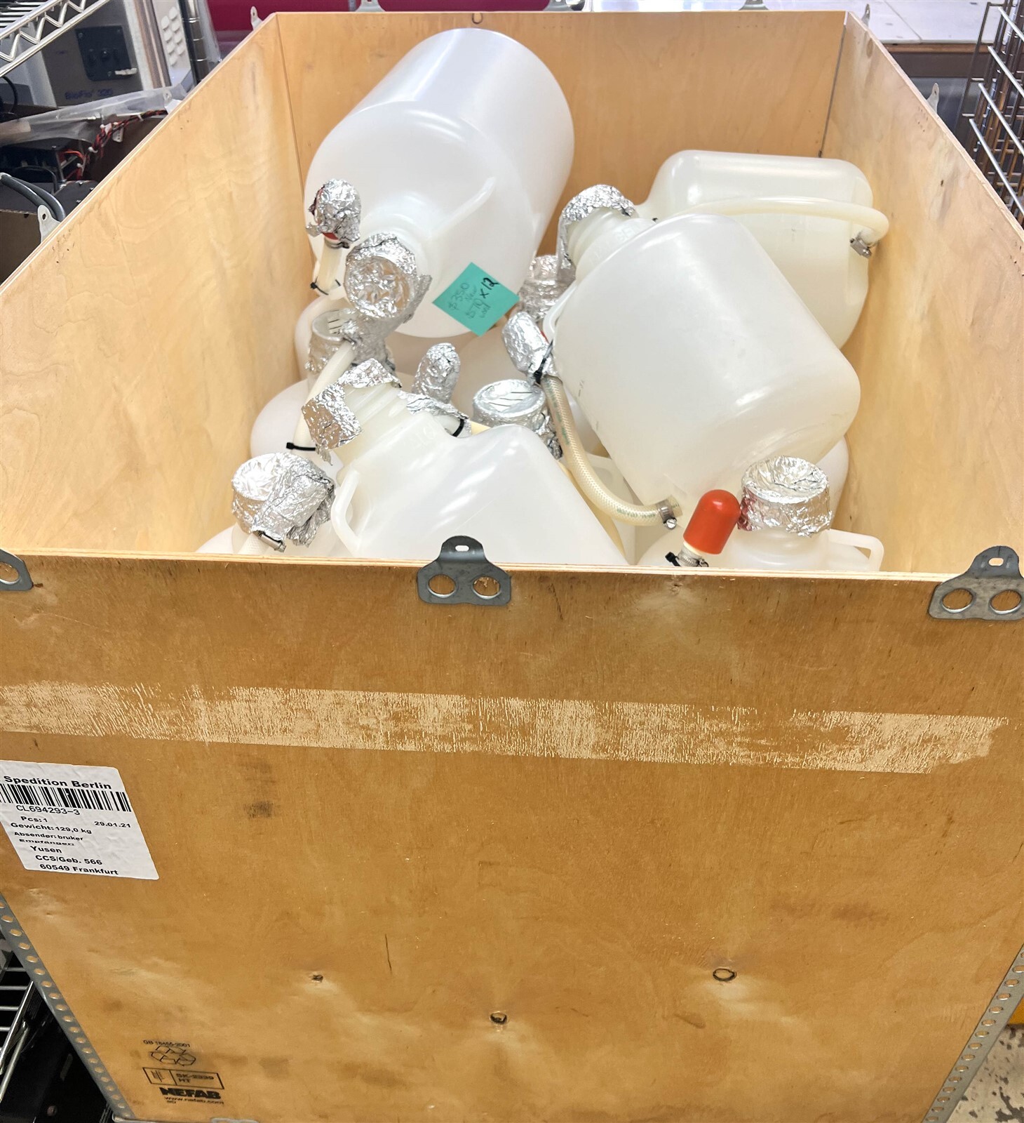 Nalgene 5 Gal 20 Liter & 2.5 gal 10L PP Carboy with Spigot Lot of 16 (9916) M