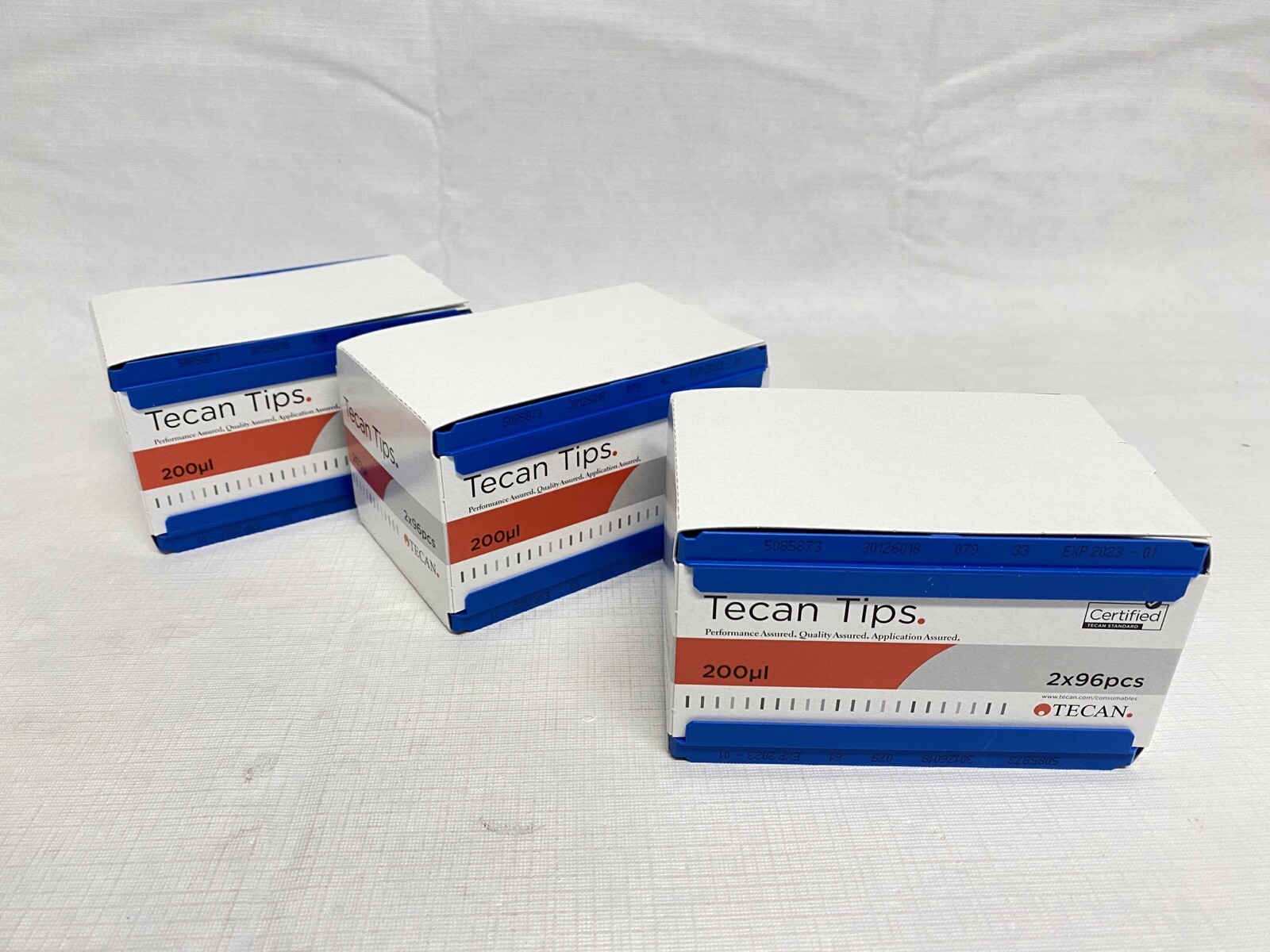 (576) TECAN 200uL Standard Clear Hanging Filter Pipet Tips for Air LiHa FCA ADP