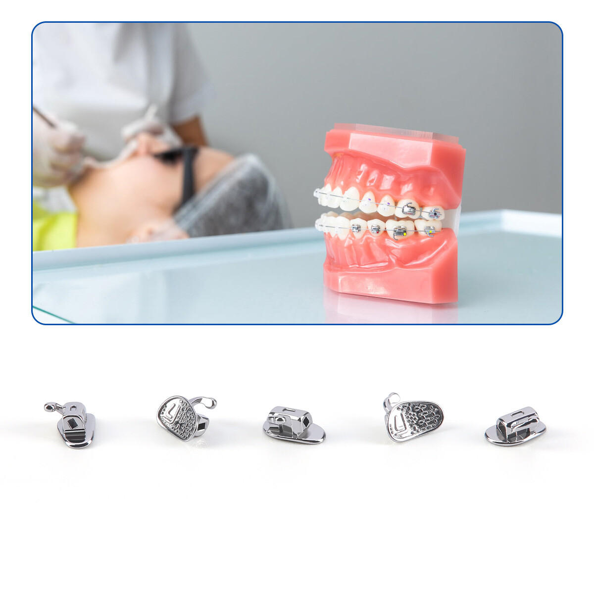 AZDENT Dental Orthodontic Buccal Tubes 1st Molar Bondable Non-Conv Roth /MBT.022