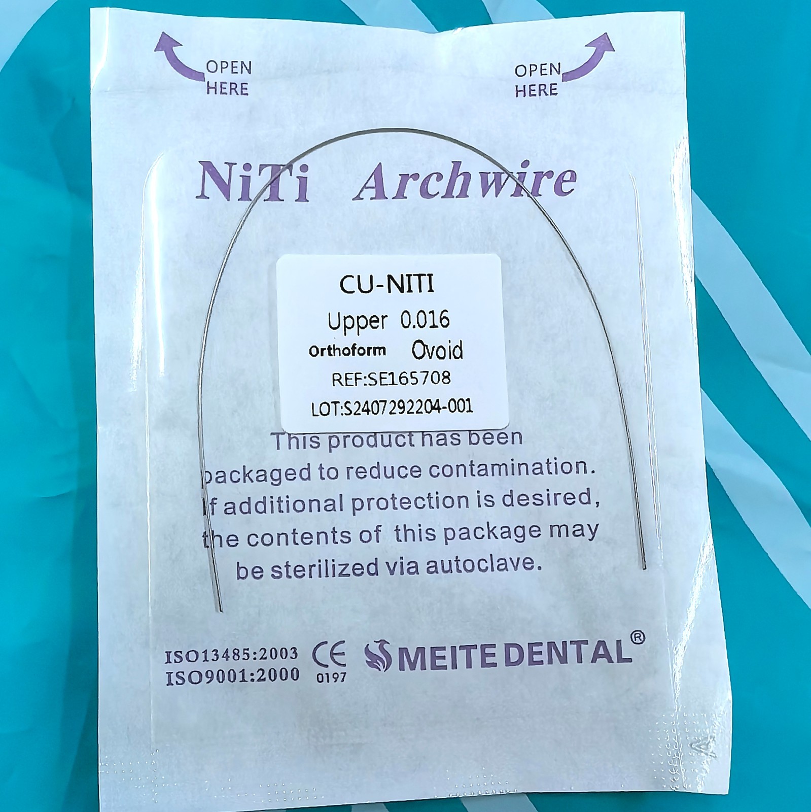 10Bags Dental Orthodontic Super Elastic Arch Wires Copper Cu-NiTi ROUND Form