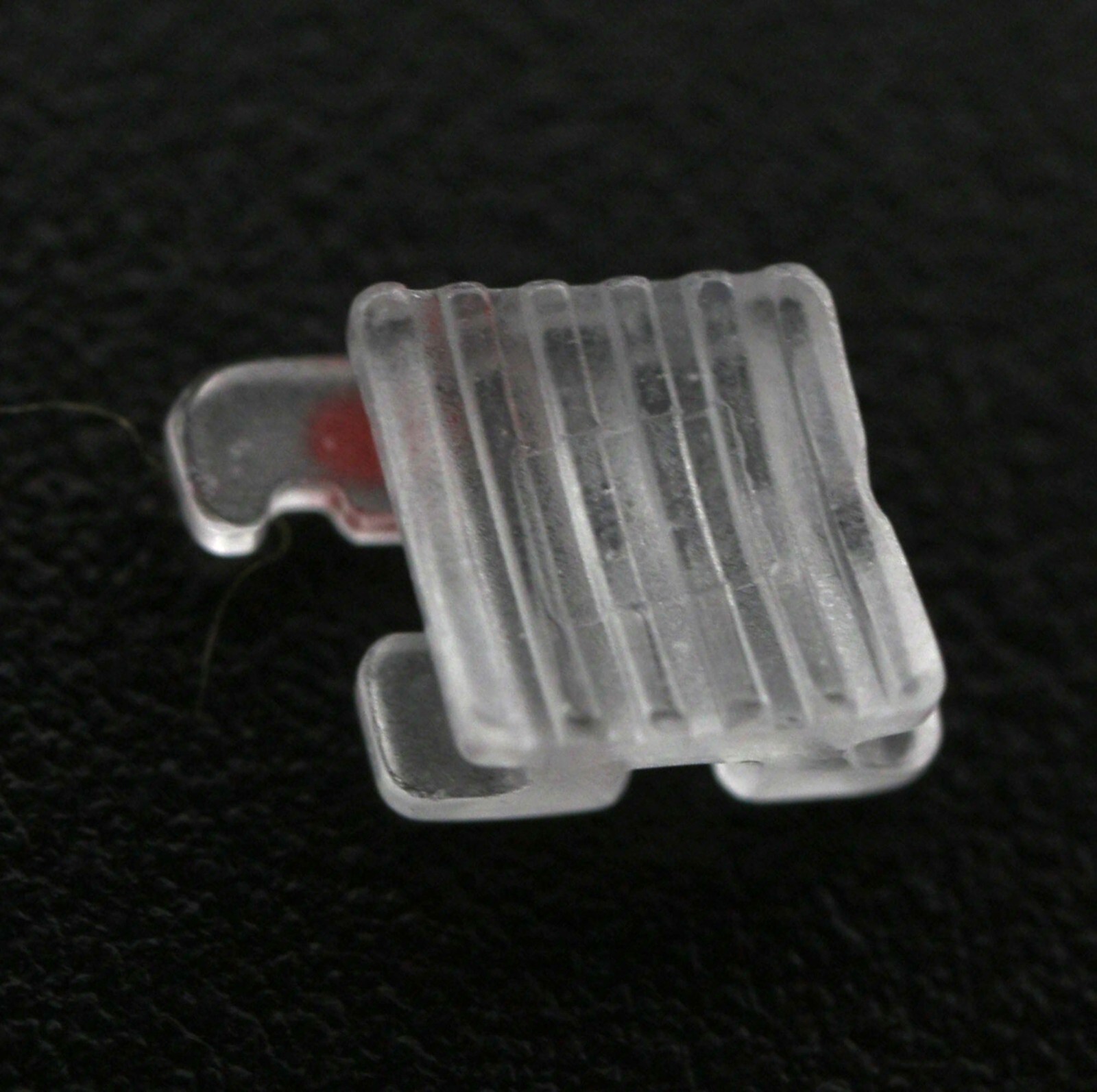 Dental Orthodontic Ceramic Brackets Braces Sapphire Roth MBT 022 345 Hooks 5-5