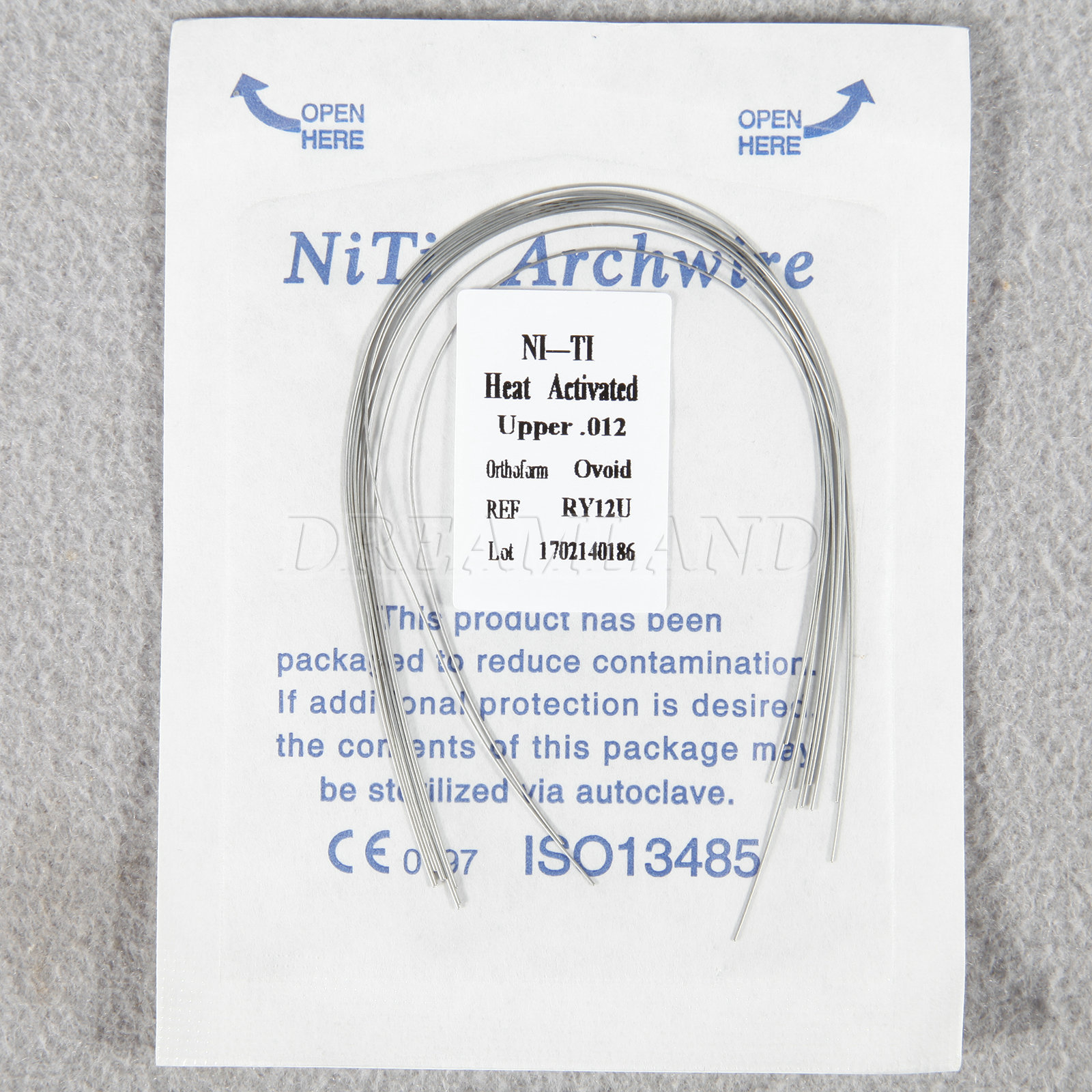 20Pack Dental Orthodontic thermal Activated Niti Round Arch Wire 012 Upper+Lower