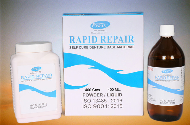 Dental RAPID REPAIR Self Cure Denture Repair Material – Various Shades and Packs