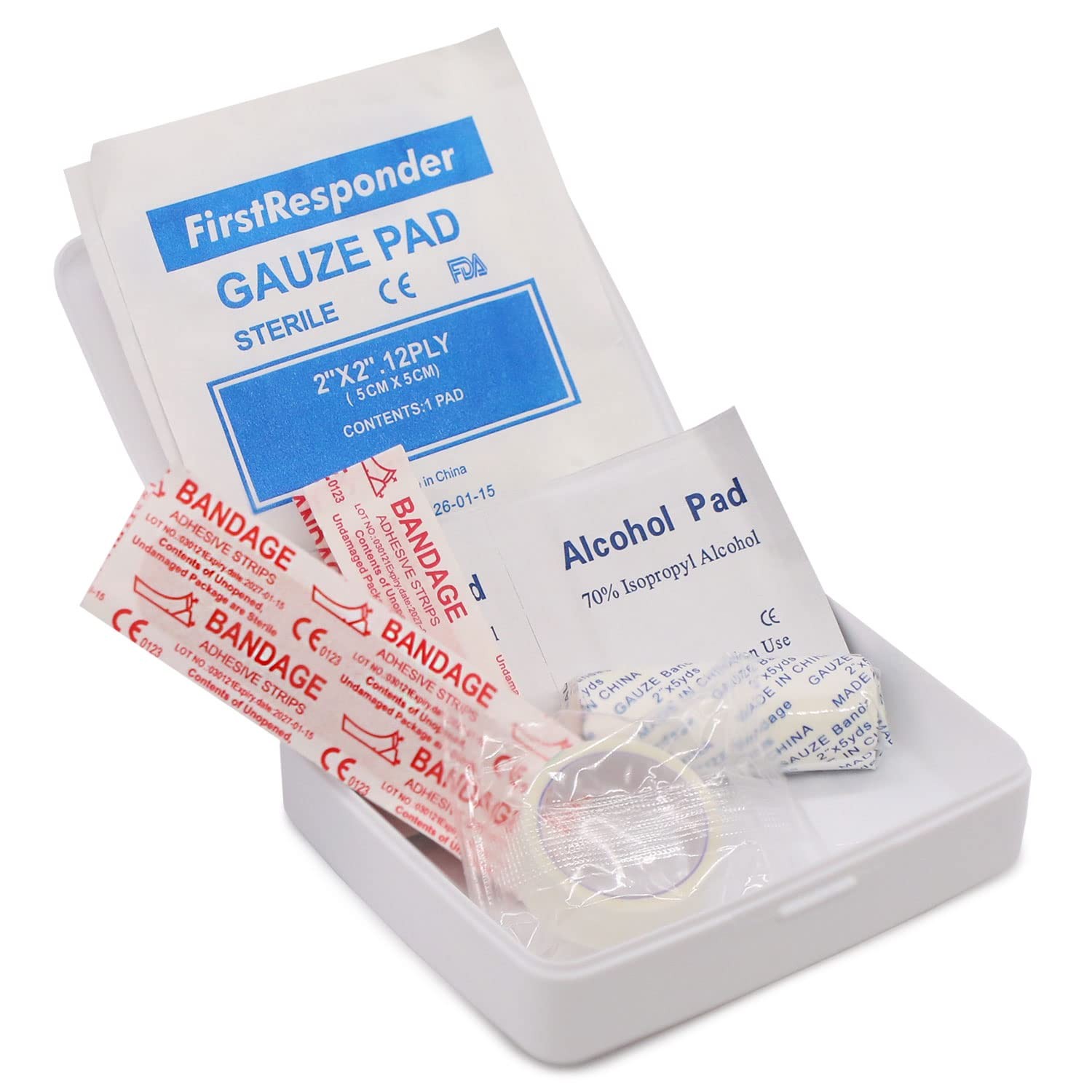 Dmi First-Aid Kit Mini 20-Piece Kit Small And Compact All-Purpose Use For Minor