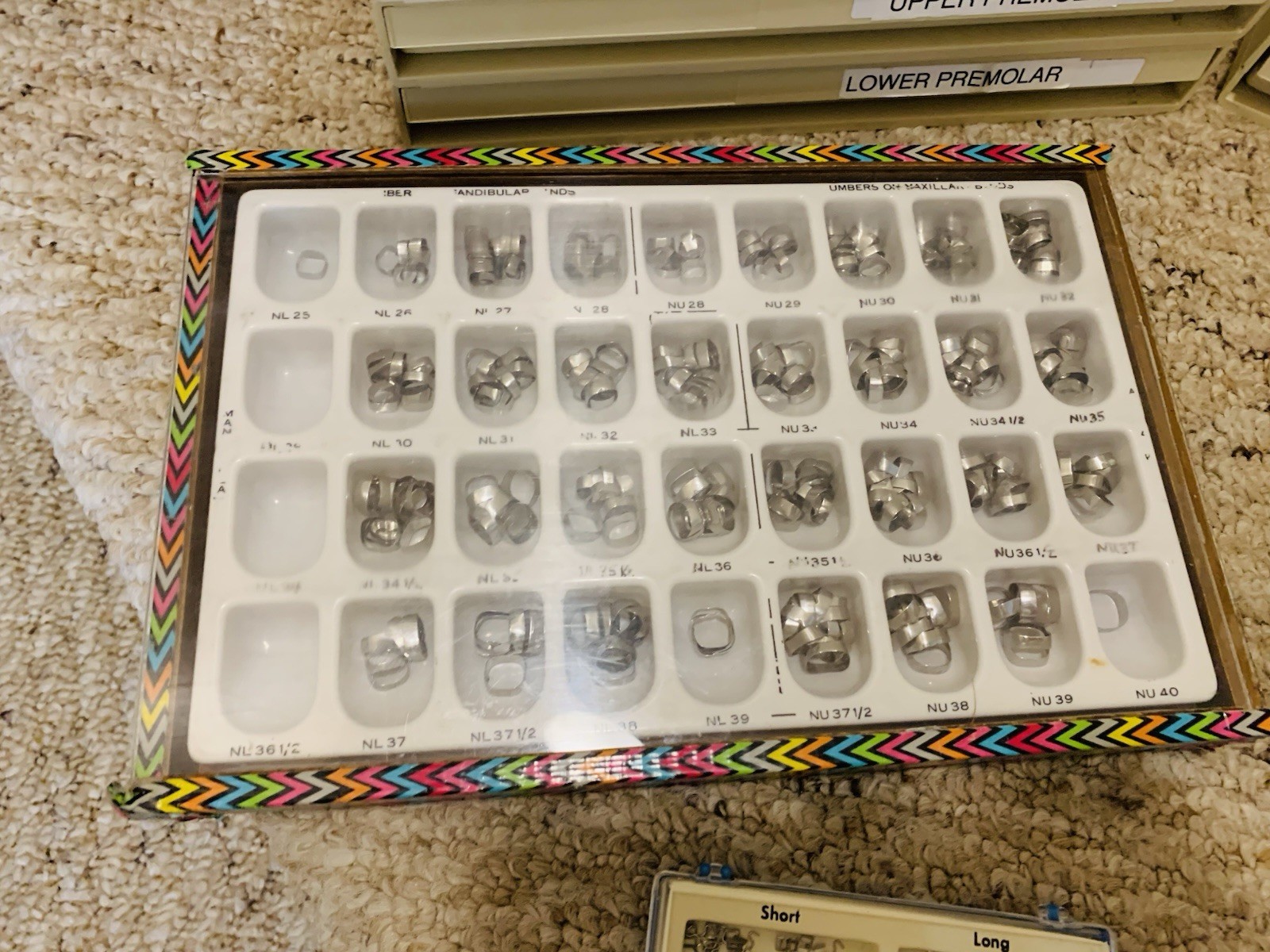 Lot of 12, 3M Unitek Victory Series Bands ESPE Dental Molars Trays Discs Crowns