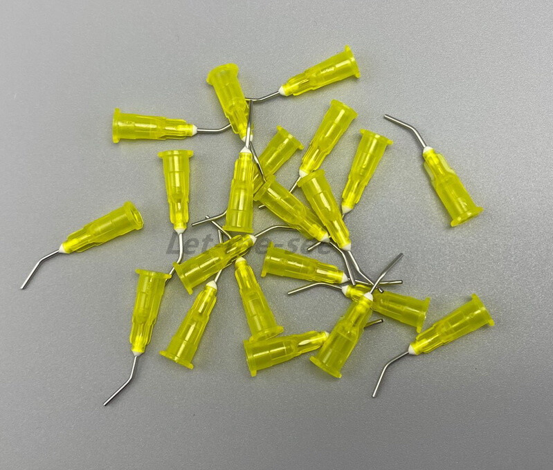 100Pcs/pack Dental Needle Tips for Etch Gel Composite Flow Applicator 18/19/20G