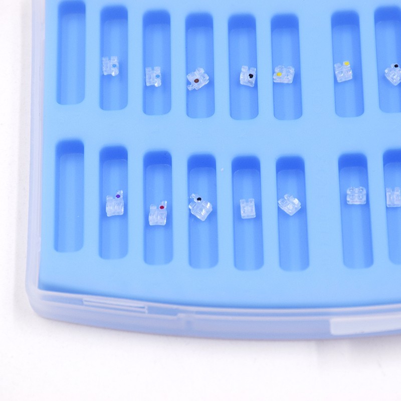 Dental Orthodontic Sapphire Bracket Monocrystalline Aesthetic Roth 022 345 Hooks