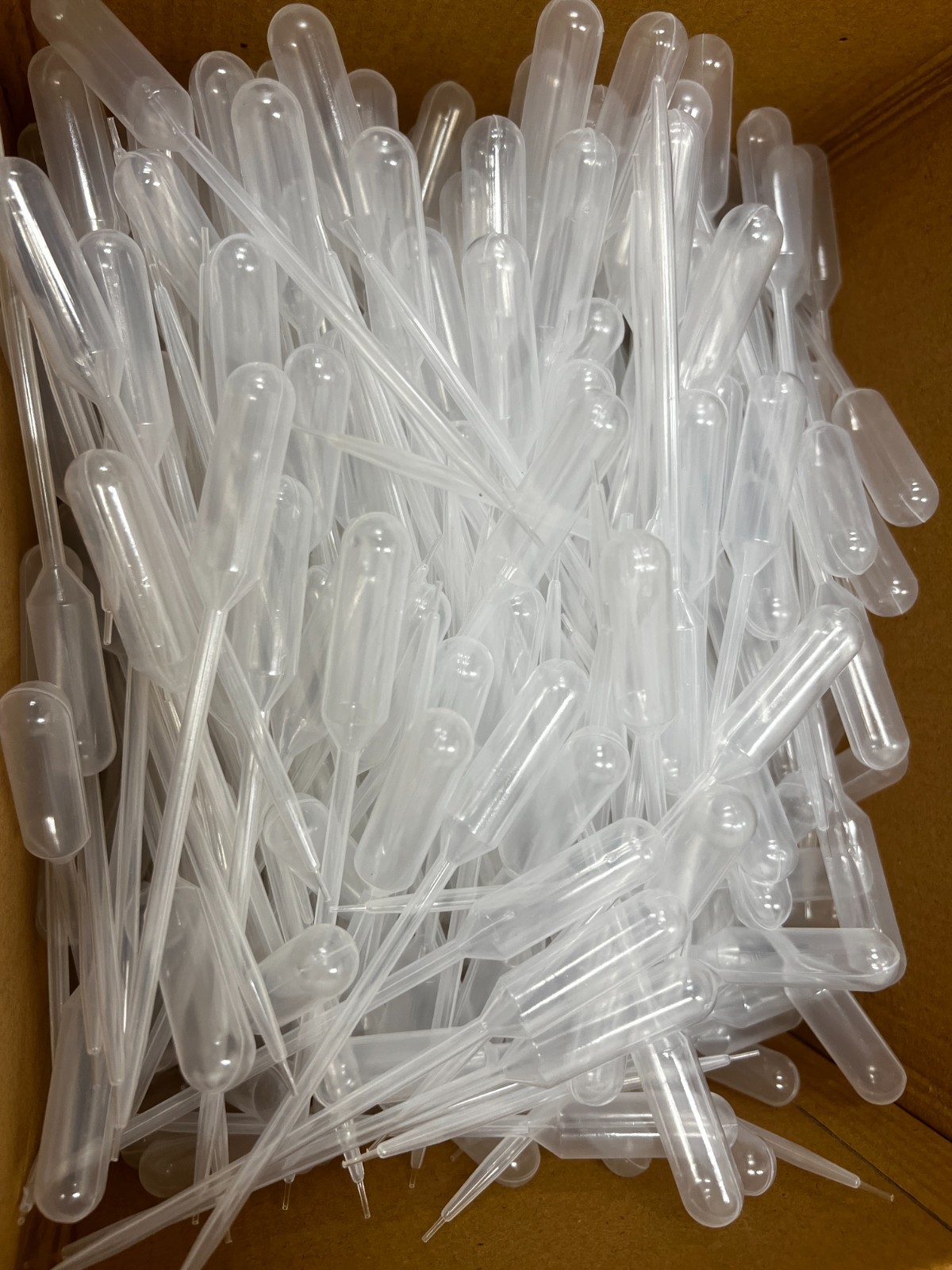 Transfer pipette, 5ml, extended tip, non-sterile, bulk pack, 500/pk