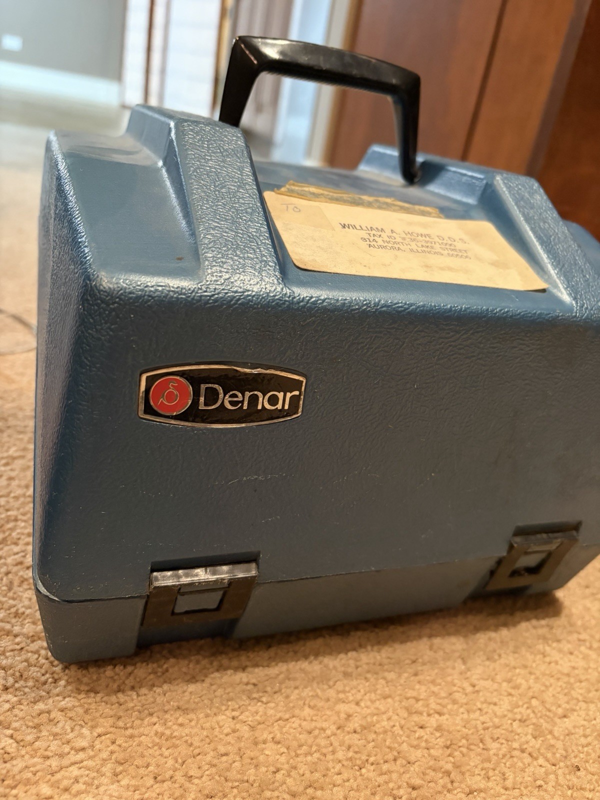 Denar Dental Articulator with Facebow & other accessories and carrying case