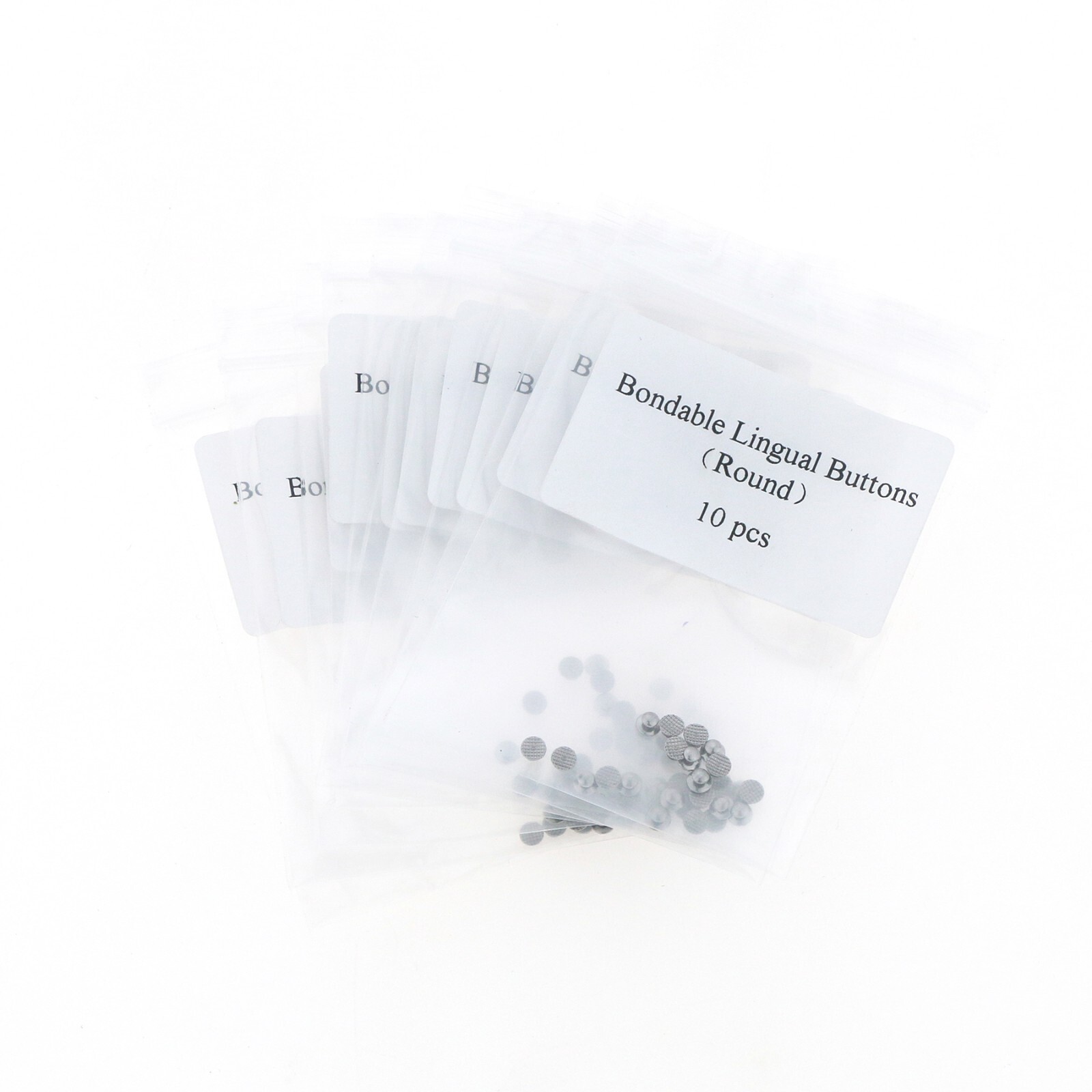 US 100Pcs Dental Orth Bite Turbos Openner Tongue Tamers Hinge Lingual Button