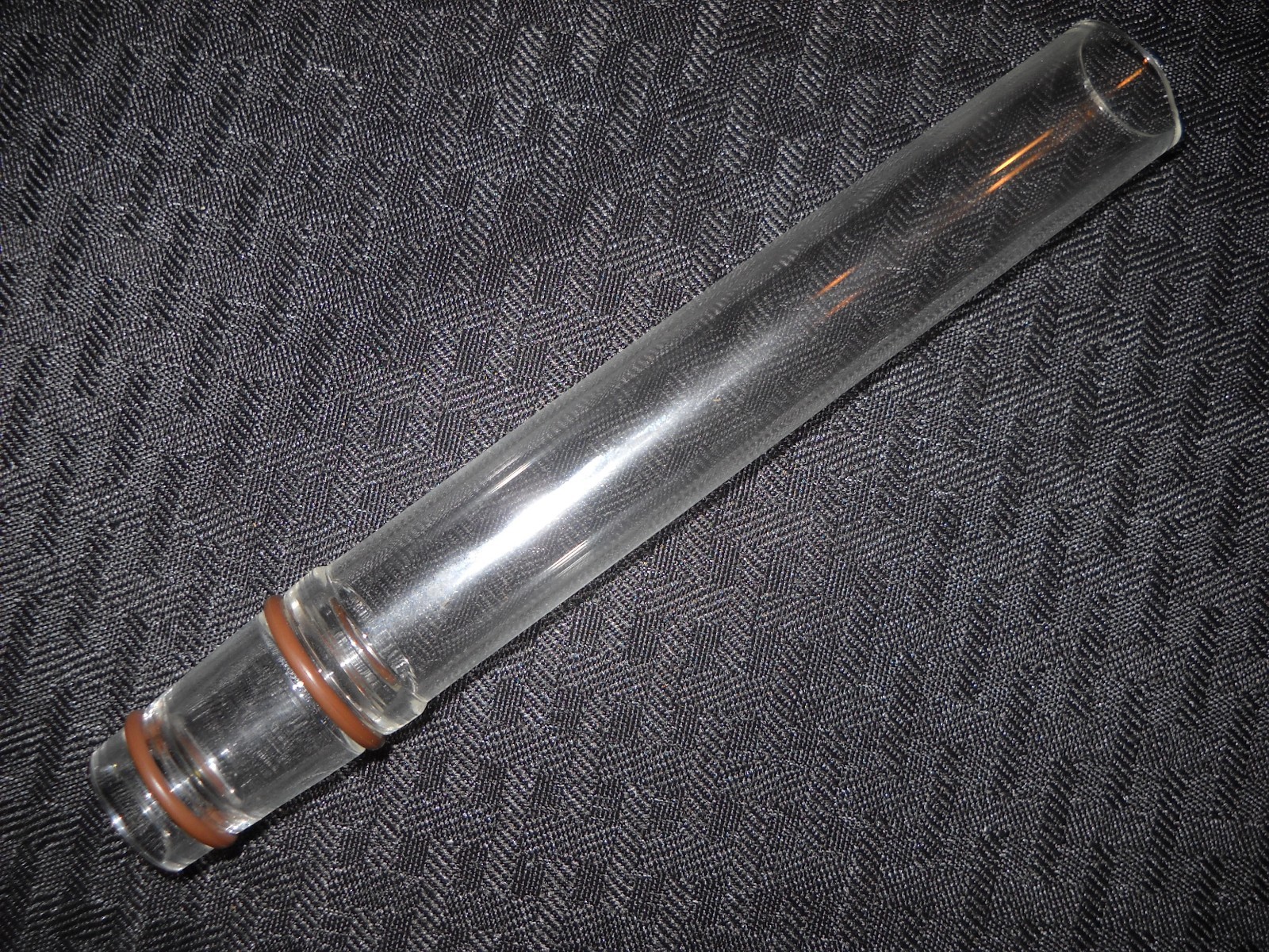 Unbranded Lab Glass 22mm x 130mm Length Tube Adapter, 24/40 Inner O-Ring