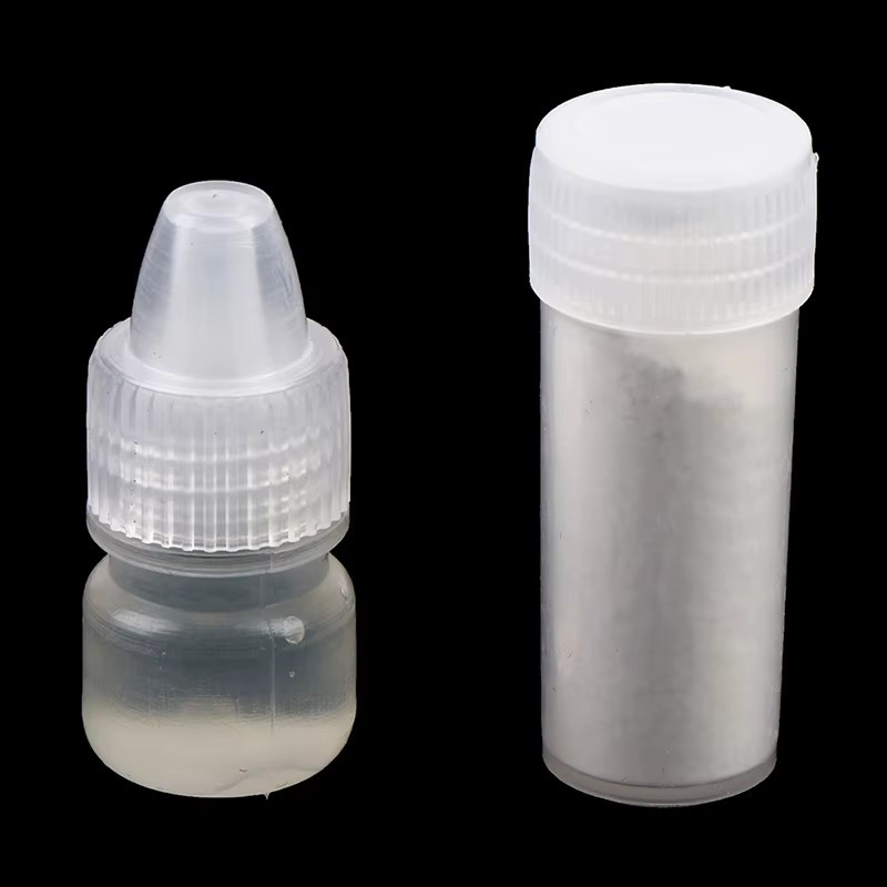 Dental Cement Permanent Tooth Filling Fixation Powder Liquid resin glue teeth