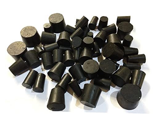 United Scientific RSTPK1 Rubber Stopper, 1 to 6 Sizes Assortment, Assorted, 1