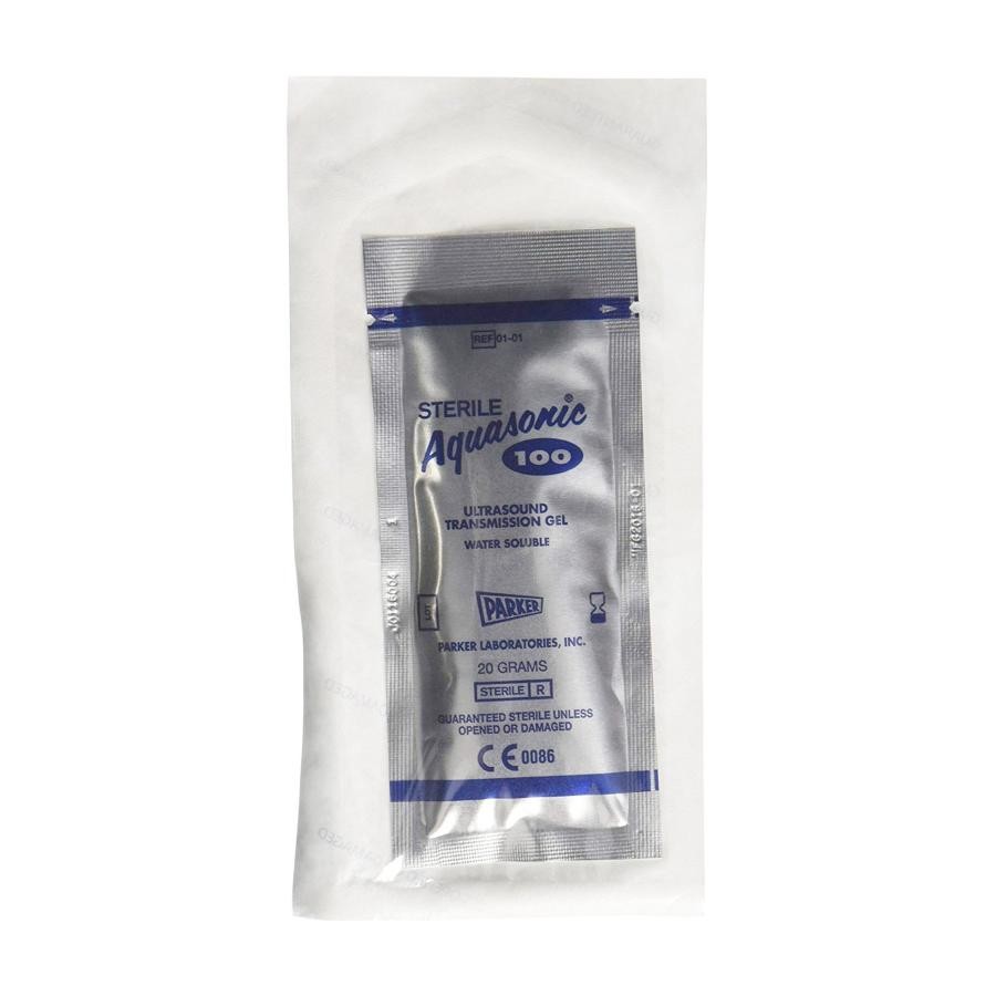 Aquasonic 100 Ultrasound Transmission Gel Sterile High Viscosity 20 G Pouch 48
