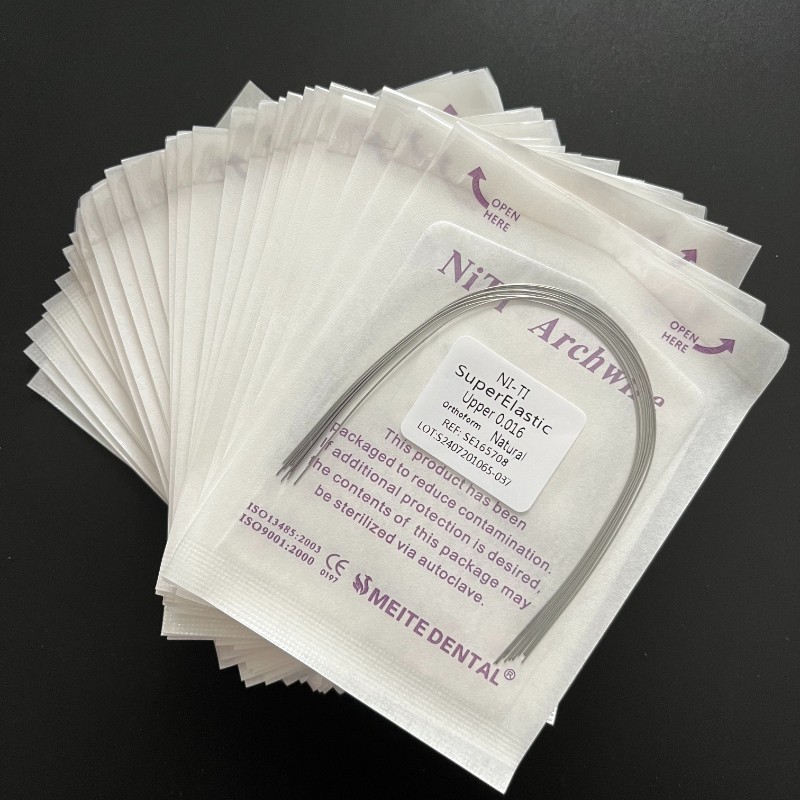 200 Packs Arcos de Dental Ortodoncia Redondos Niti Arco de Alambre Su Arch Wire