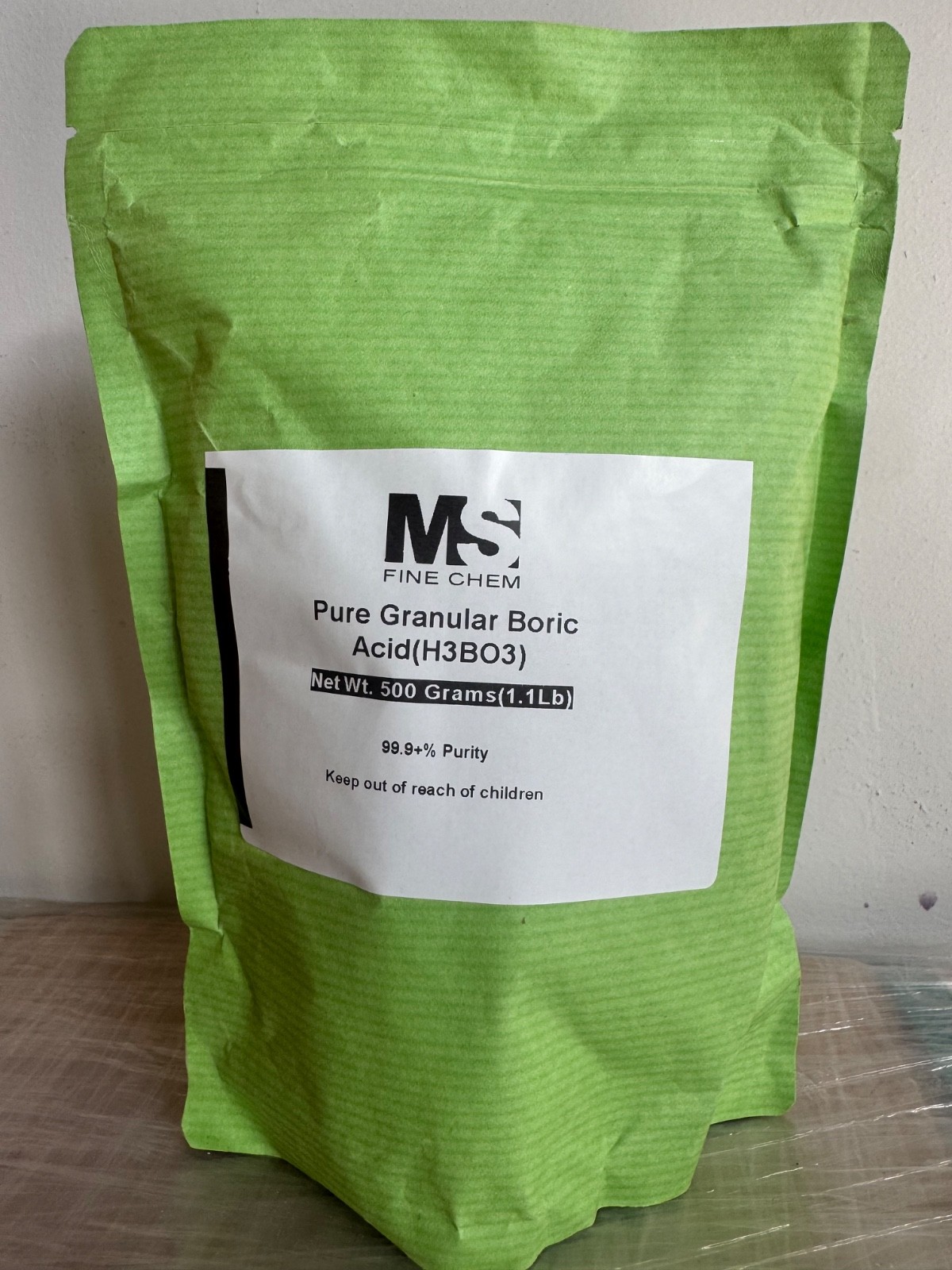 Boric Acid Pure Fine Granular Powder – 500 grams