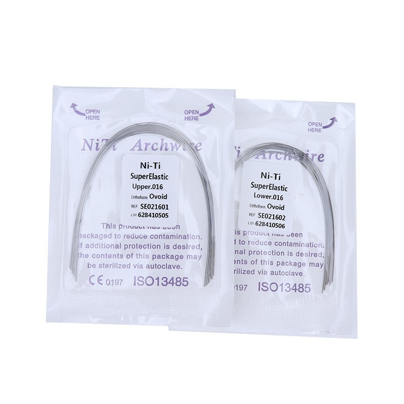 NiTi Orthodontic Arch Wire Round Super Elastic 10pcs 012 014 016 018 020