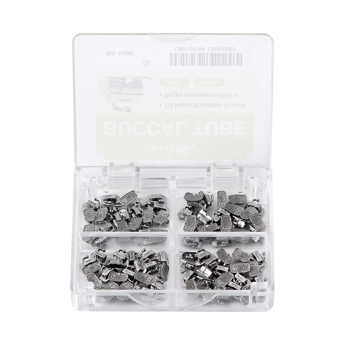 50set Dental Orthodontic 1st Molar Roth 0.022 Buccal Tubes Bondable Monoblock